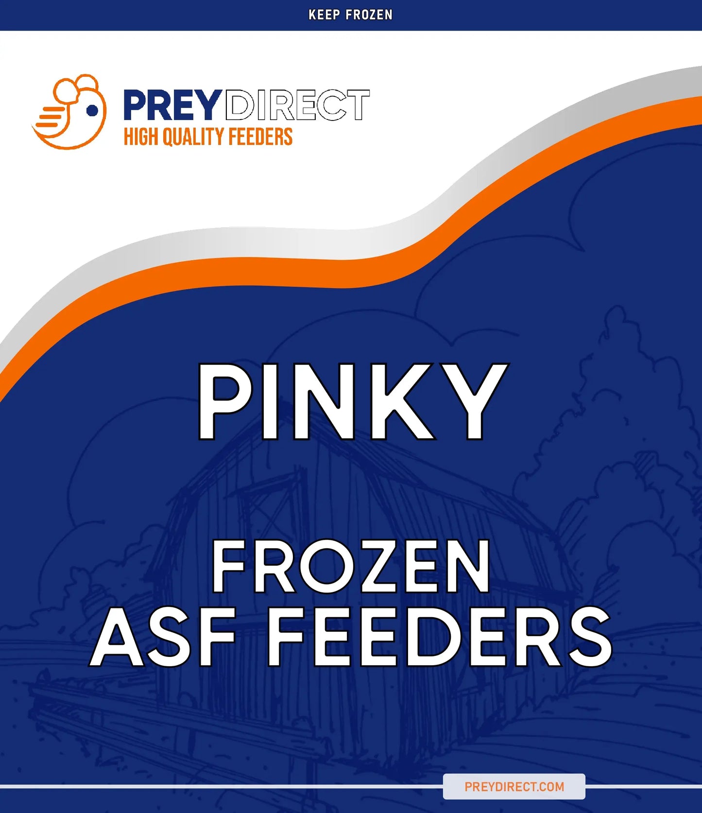 Pinky ASF Rats (25 Count) PREYDIRECT.COM