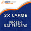 Triple Extra-Large Rats (2 Per Bag) PREYDIRECT.COM